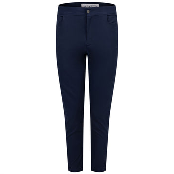 Veronica Five Pocket Slim Leg Trousers Black Iris