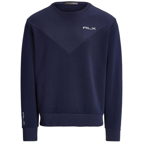 RLX Double Knit Crew Neck Pullover French Navy - AW23