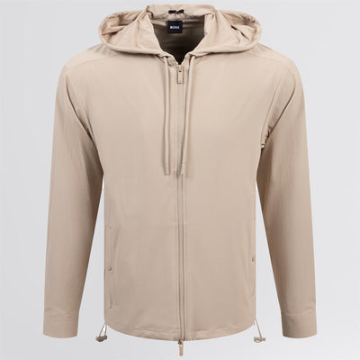 Olson Full Zip Hoodie Light Beige