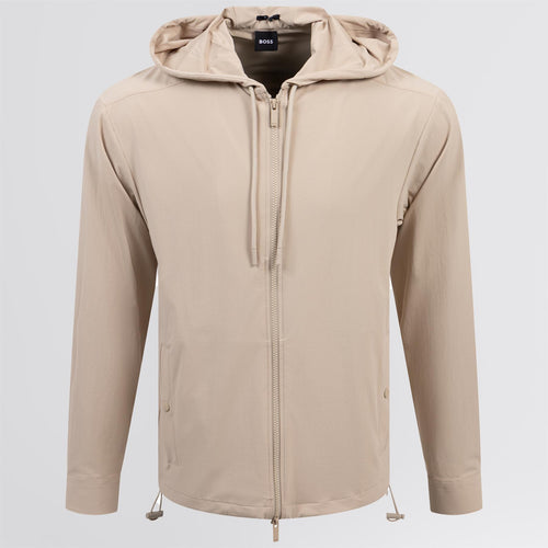 Olson Full Zip Hoodie Light Beige