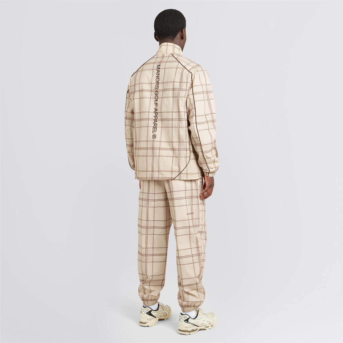 Compression Check Ranger Trousers Ivory