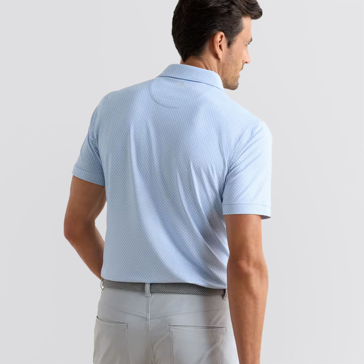 Mayfield Performance Jersey Polo Iris Mist