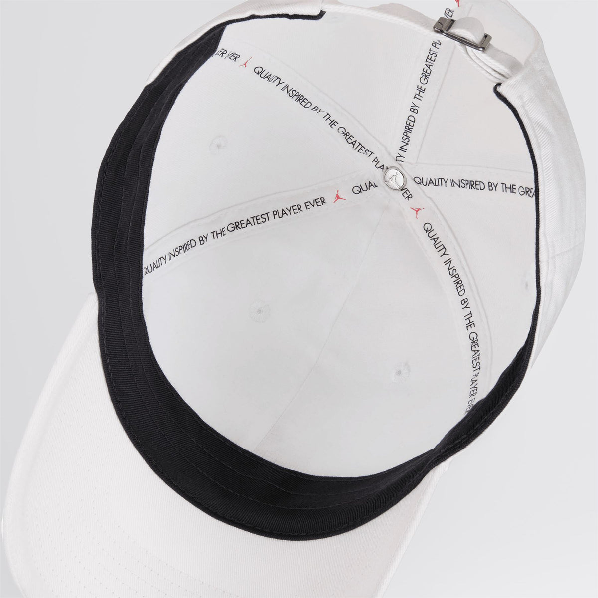 Jordan Club Unstructured Curved-Bill Hat White/Black