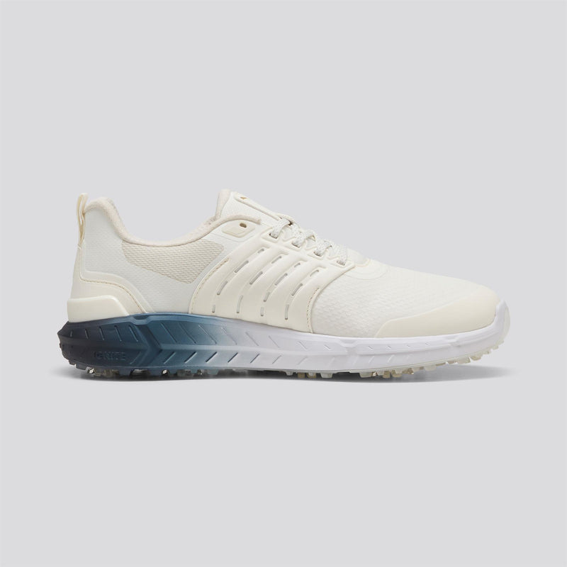 Ignite Elevate II Tour Coastal Claret Spiked Golf Shoes Warm White/Alpine Snow/Midnight Petrol