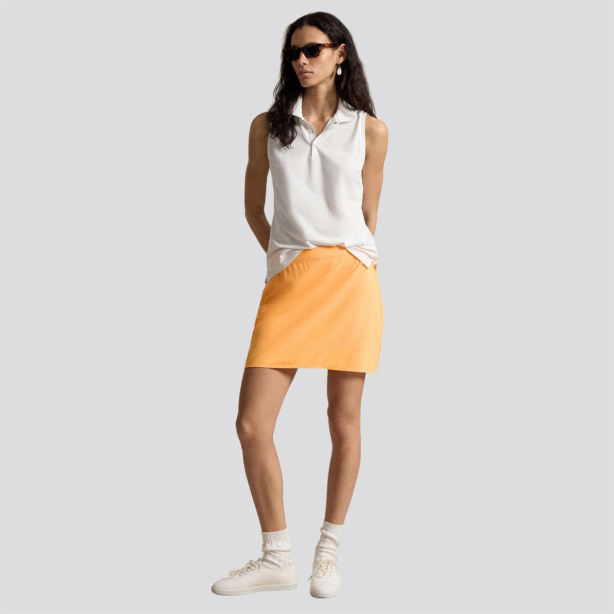 RLX 17-Inch Stretch Performance Skort Key West Orange