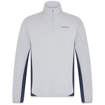 Quarter Zip Tech Mid Layer Sky Grey