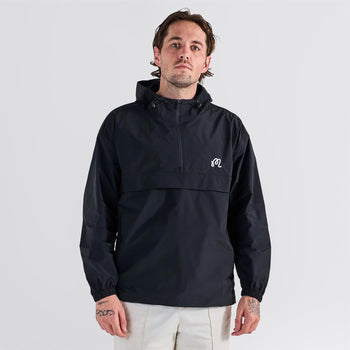 【MALBON GOLF】 LAST FRONTIER Windbreaker Anorak ■MAN Malbon Evergreen Anorak - Green – Bisque Golf