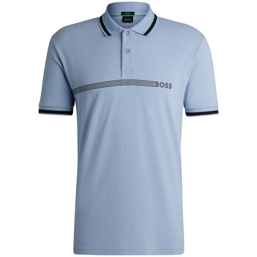 Paddy 1 Cotton Polo Open Blue - AW24