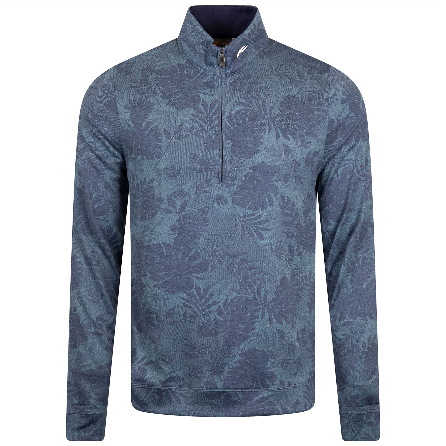 Stephen Half Zip Jacket Steel Blue/Atlanta Blue