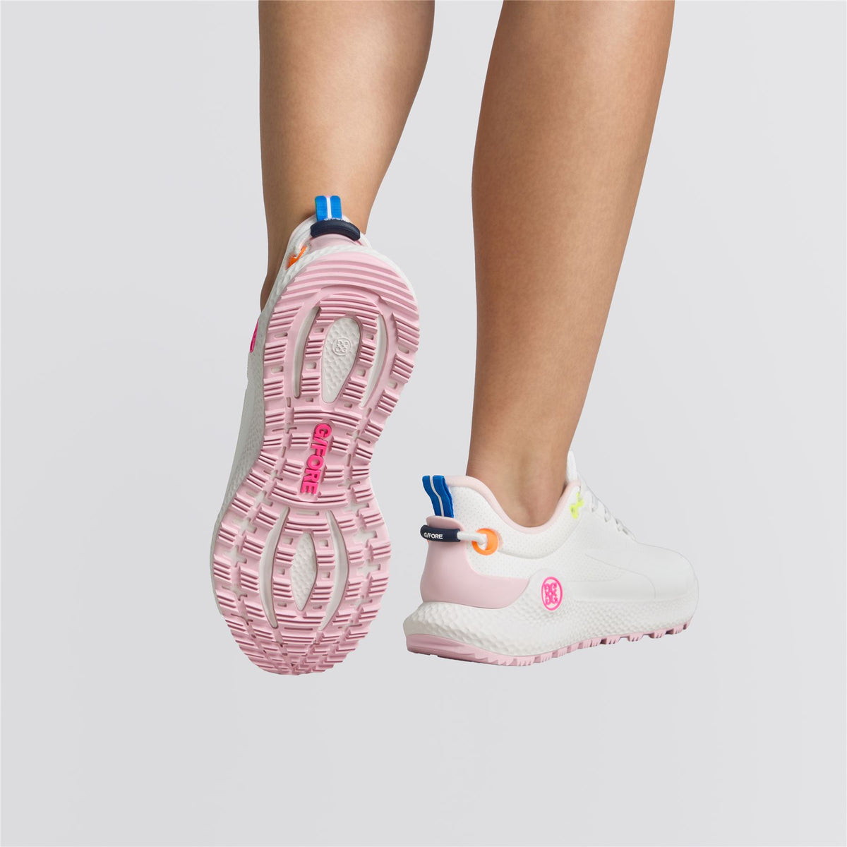 Perforated MG4+ O2 Spikeless Golf Shoe Snow/Multi