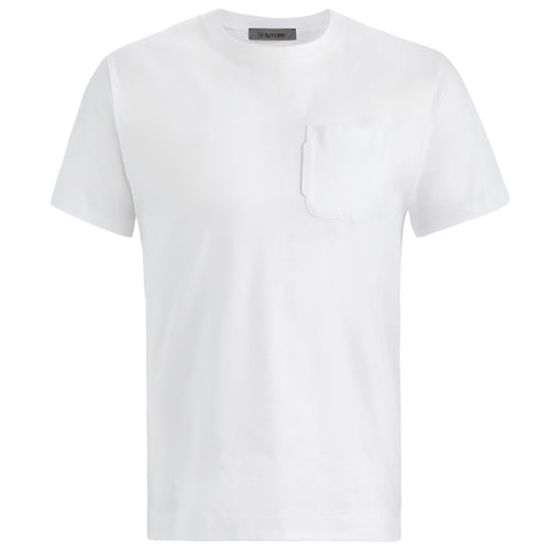 Cotton Interlock Everyday T-Shirt Snow - AW24