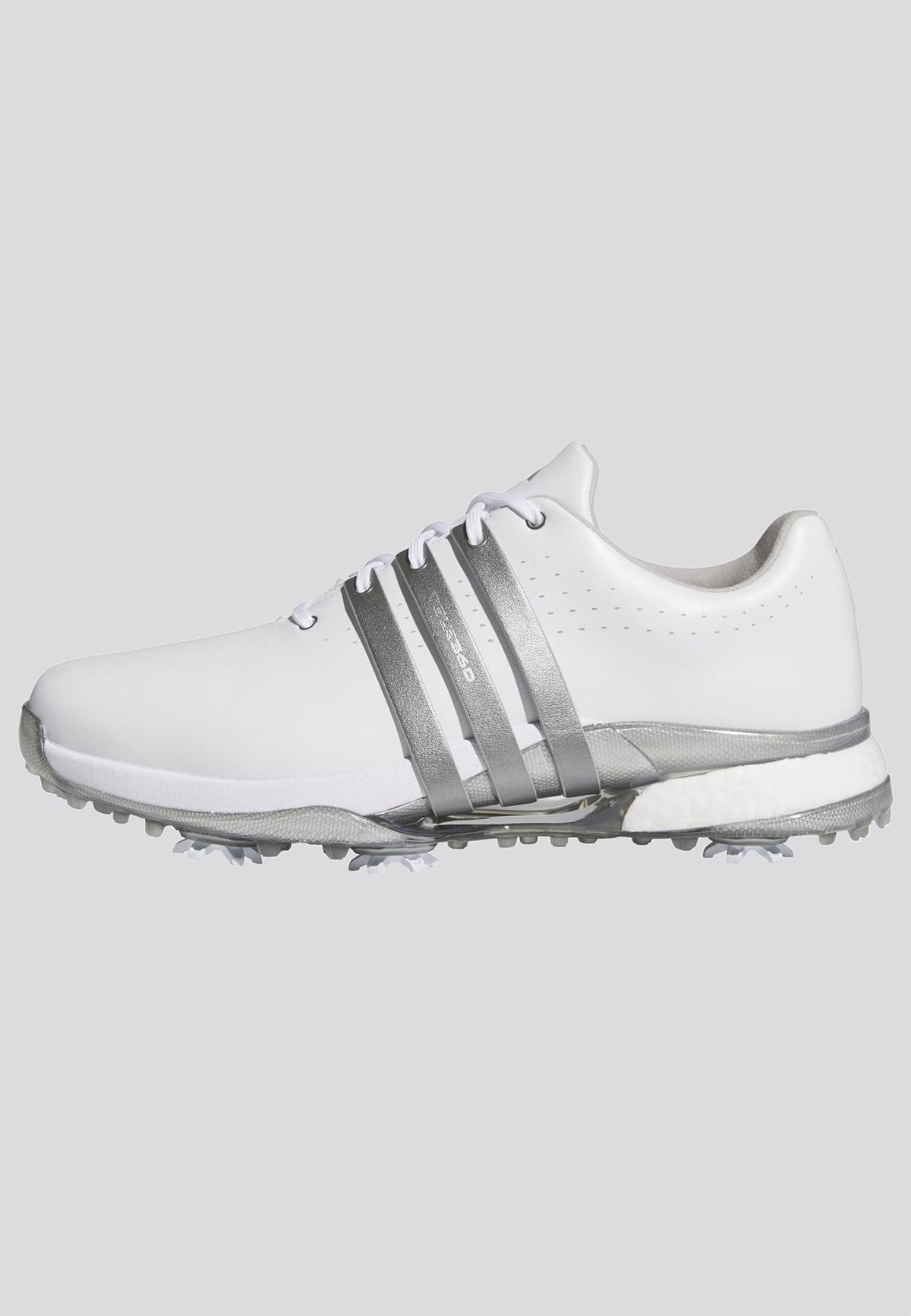 Tour360 24 Spiked Golf Shoes Footwear White/Iron Metallic/Silver Metallic