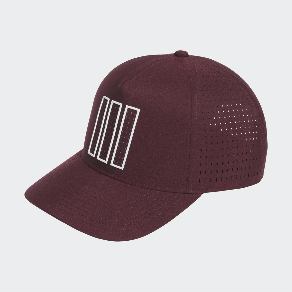 3 Stripes Tour Hat Maroon