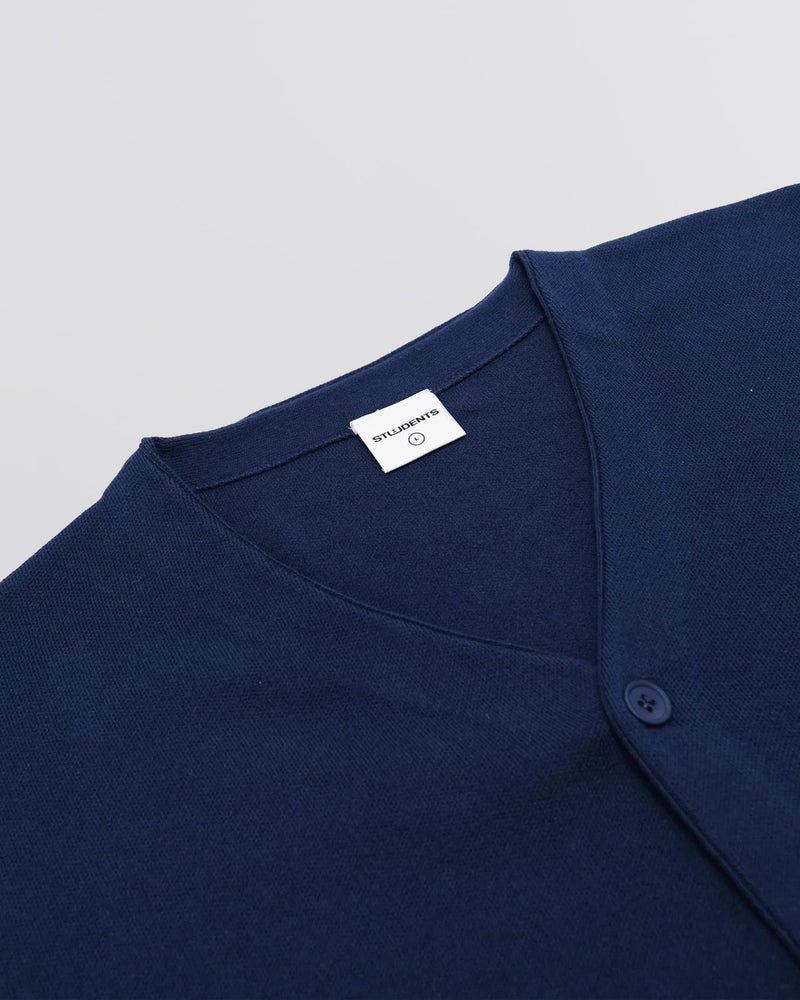 Evander Knit Cardigan Sweater Midnight