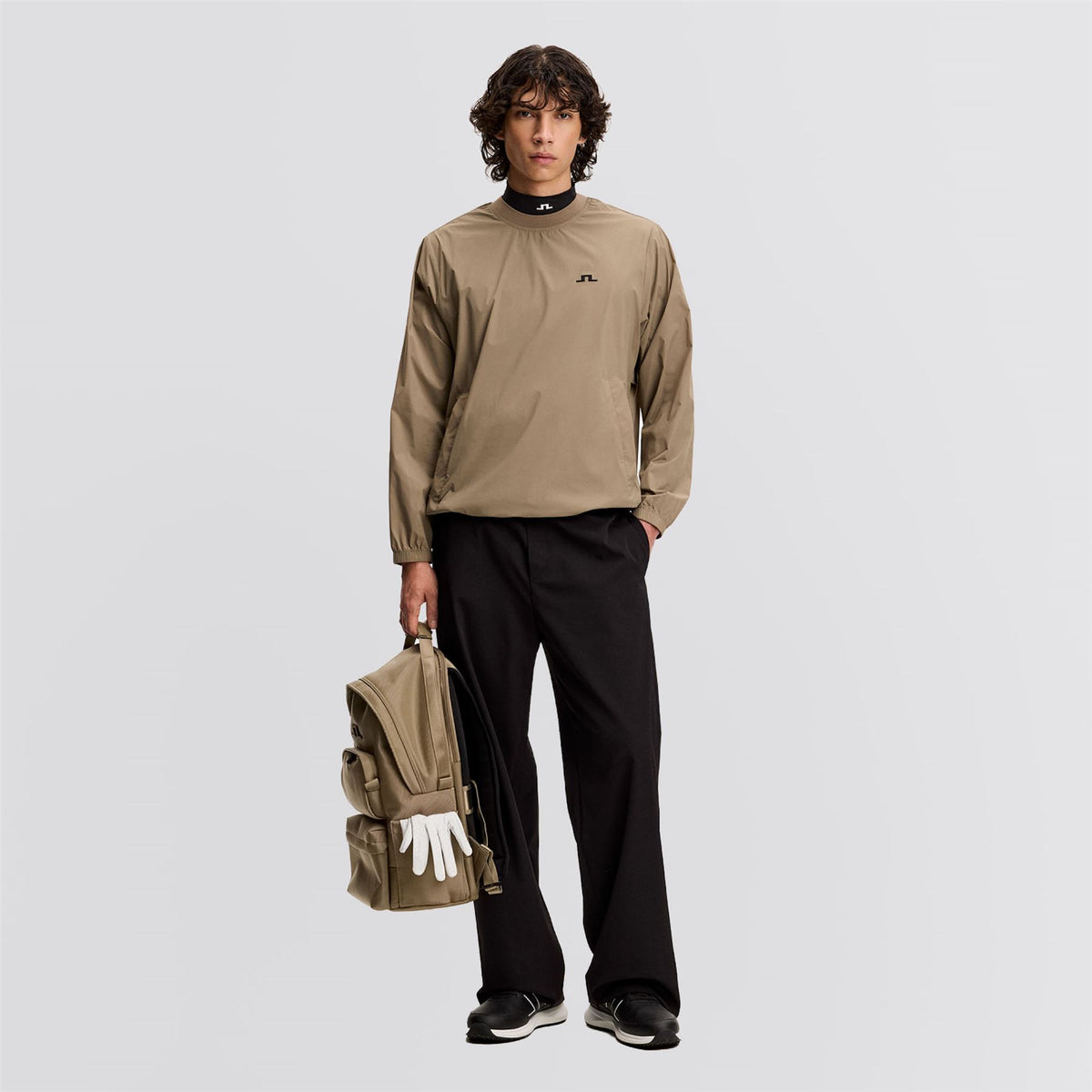 Ulf Crewneck Windbreaker Brindle