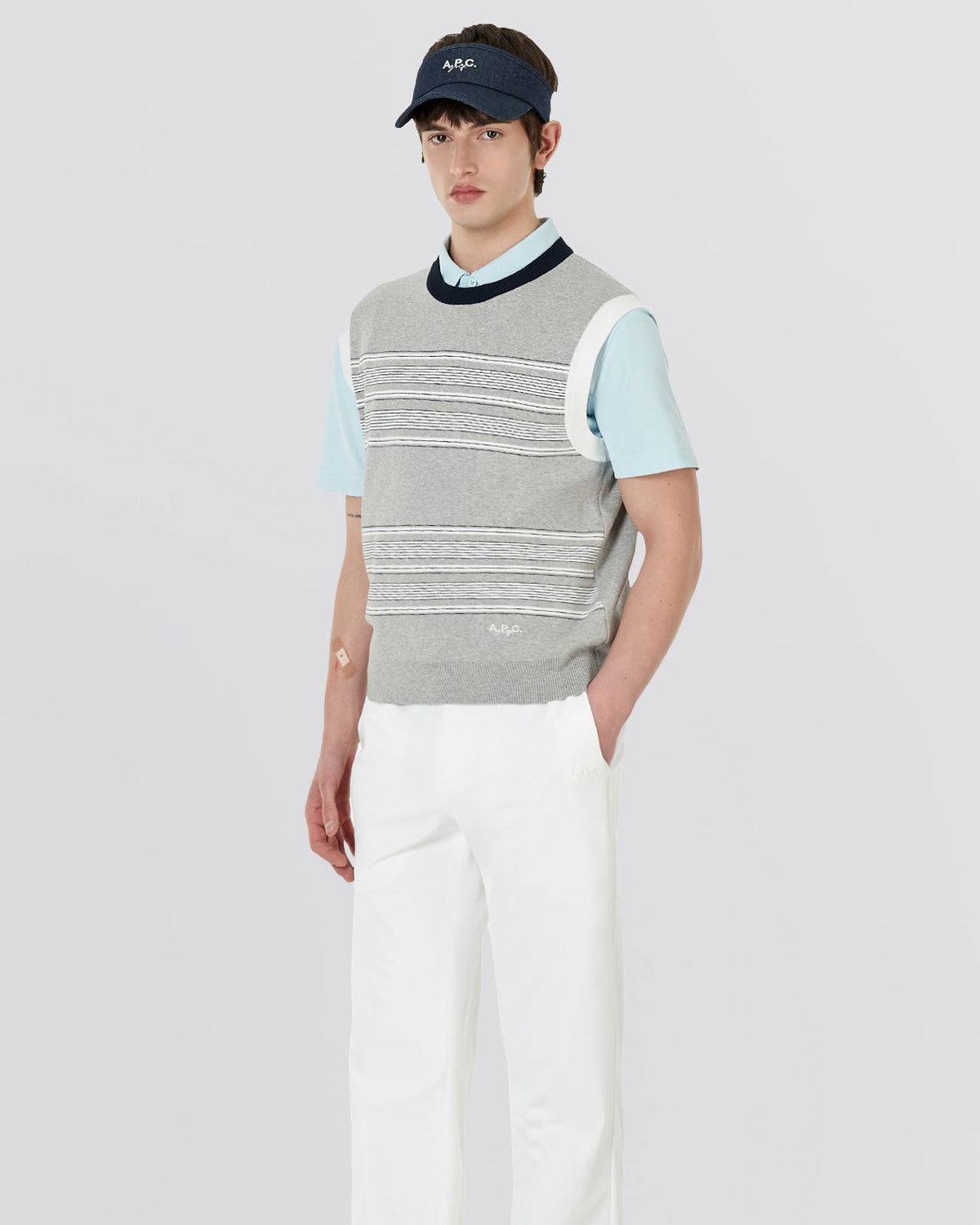 Sacha Knit Sweater Vest Grey