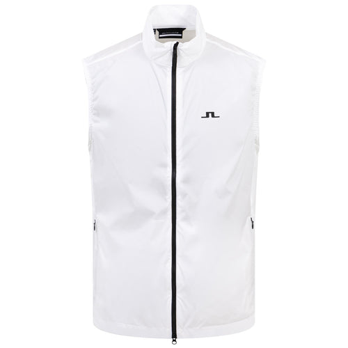 Ash Stretch Light Packable Gilet White - SS24