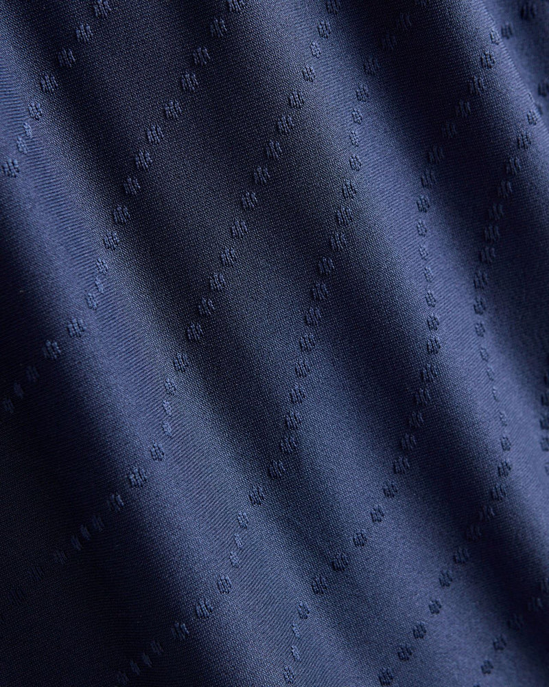 x RC Jacquard Polo Deep Navy