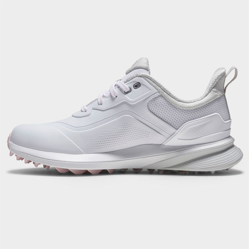 Pro Spikeless Wide Golf Shoes White/Grey
