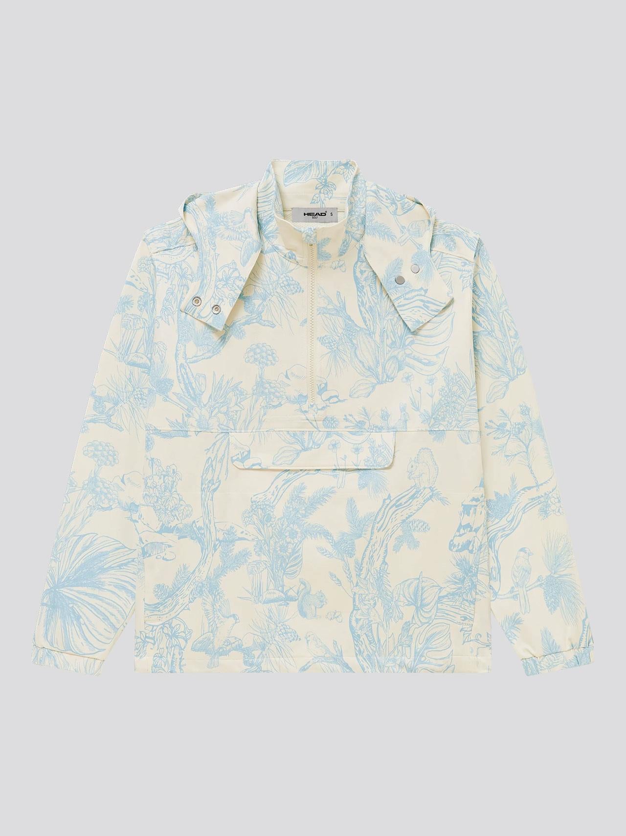 Signature Anorak Blue Botanical