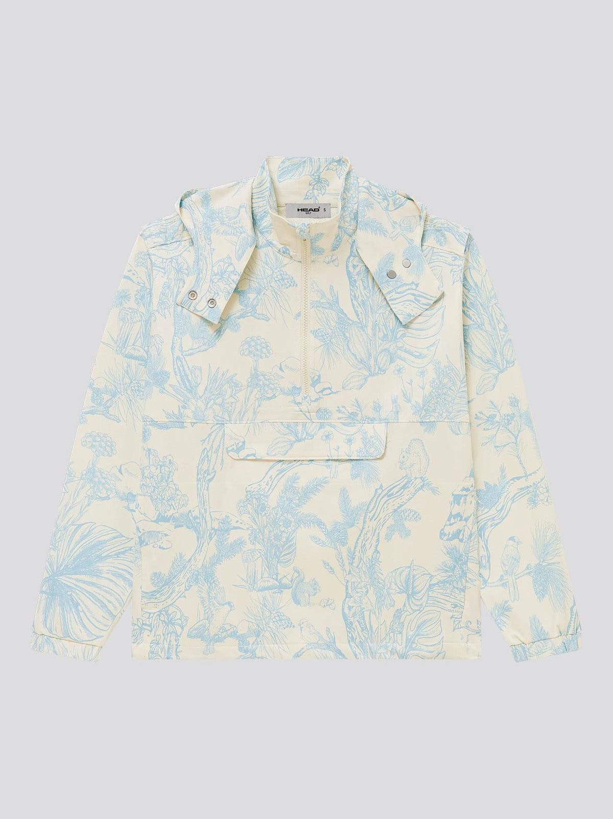 Signature Anorak Blue Botanical