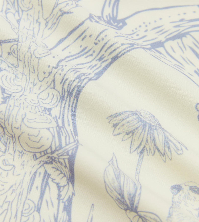 Signature Skort Cream/Blue/Forest