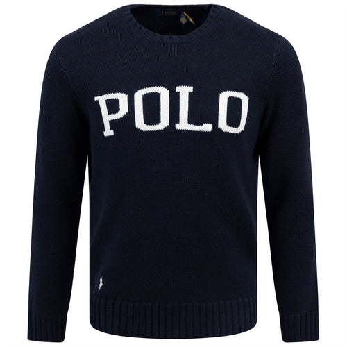 Polo Golf Cotton Logo Sweatshirt Hunter Navy Combo - AW24