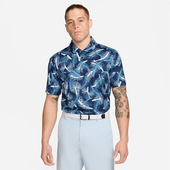 Dri-FIT Tour Pine Print Polo Aegean Storm/White