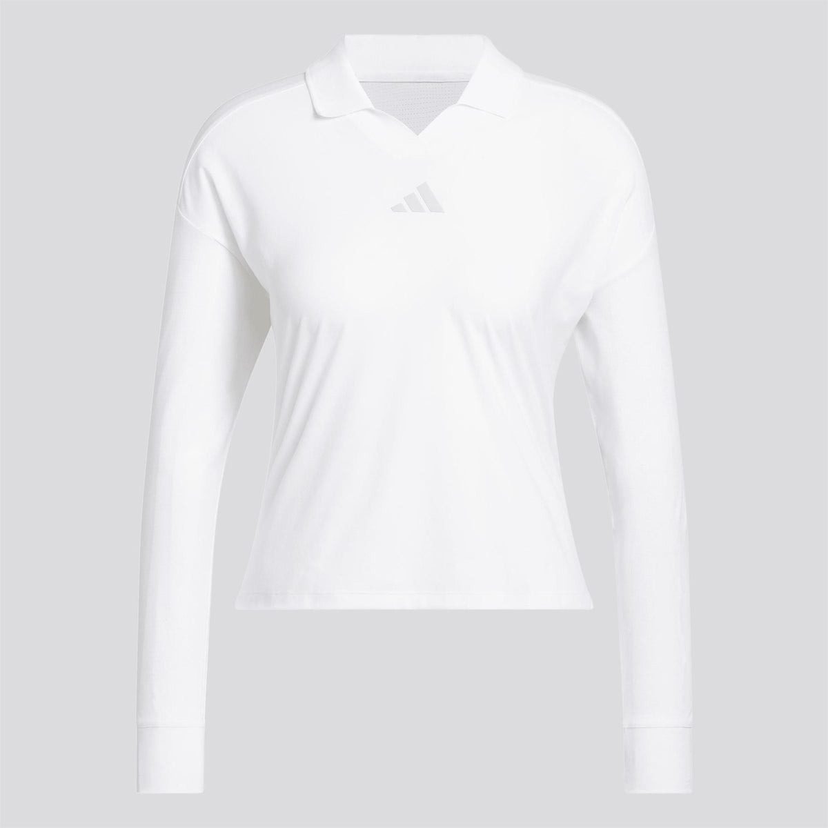 Beyond The Course Twistknit Loose Polo Shirt White