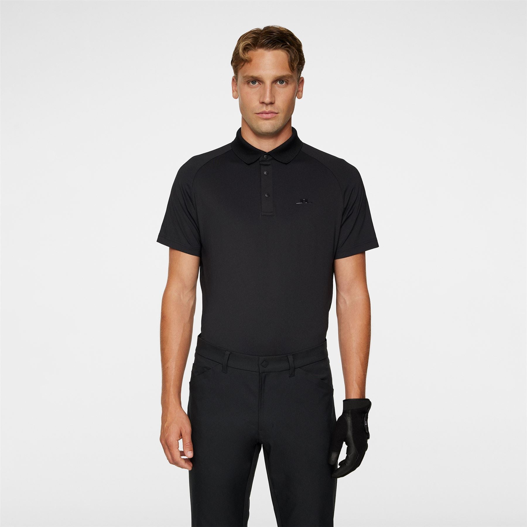 Tech Hybrid Regular Fit Polo Black