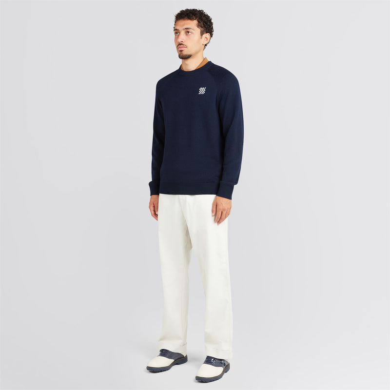 Merino Wool Crewneck Midnight