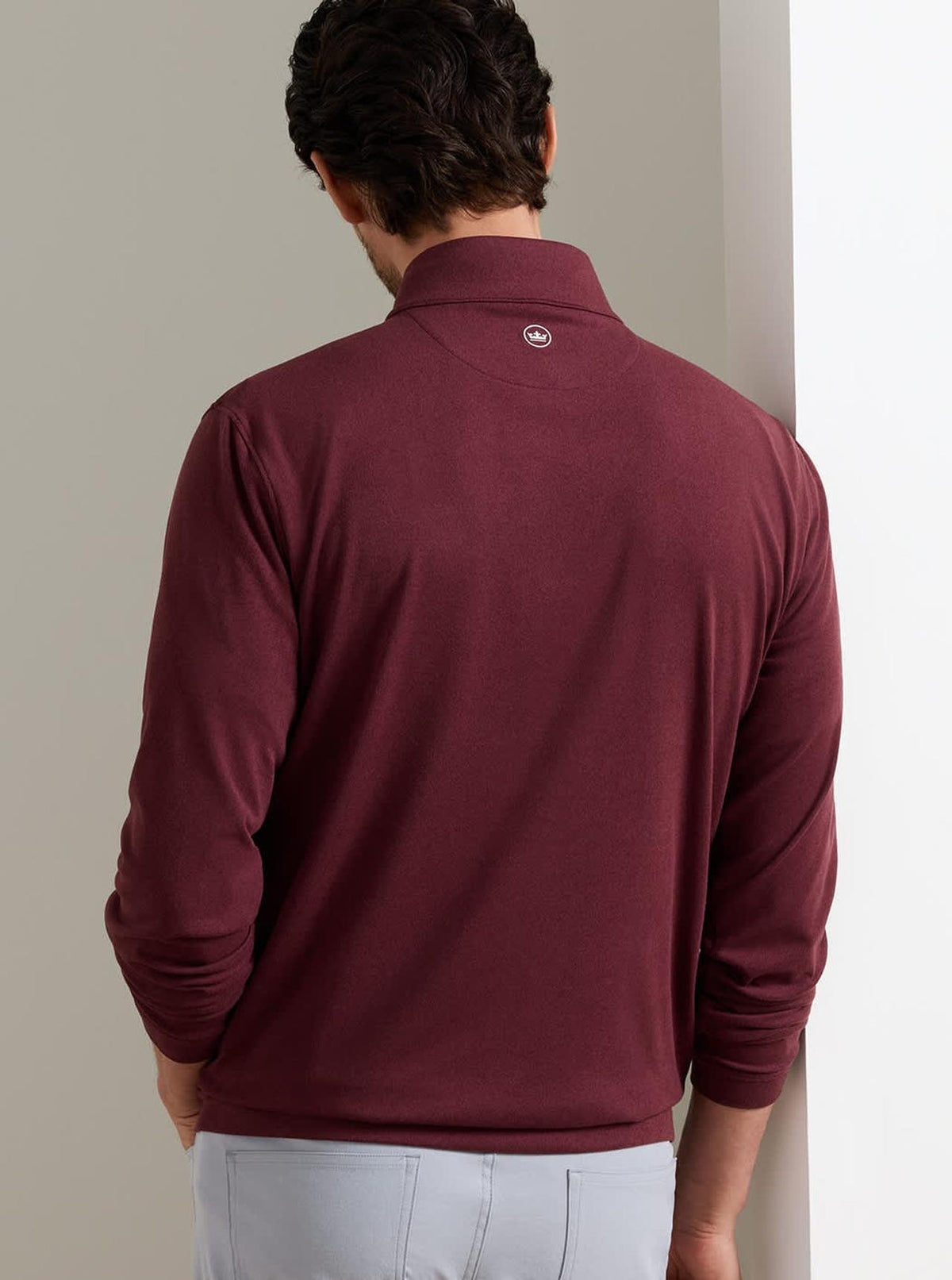 Ardent Air Performance Quarter Zip Bordeaux