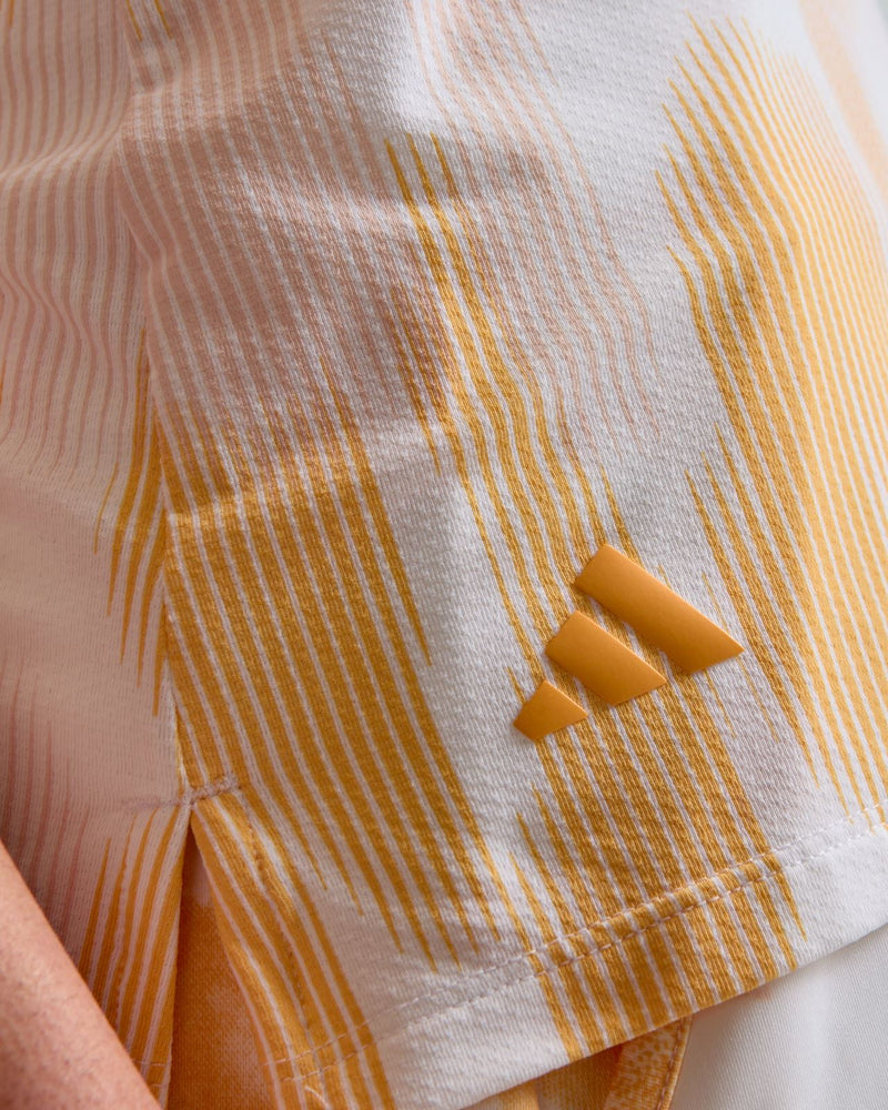 Ultimate365 Tour Printed SL Polo Semi Ice Tangerine