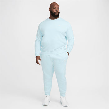 Golf Club Fleece Crewneck Sweatshirt Glacier Blue/White