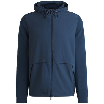 Brian Full Zip Softshell Hooded Jacket Medium Blue