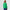 Three Stripes Quarter Zip Green