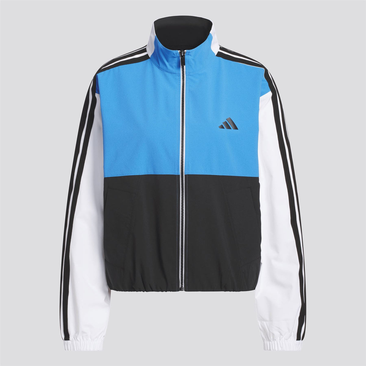 Beyond The Course Colour Block Twistweave Full Zip Jacket Lucid Ray Blue