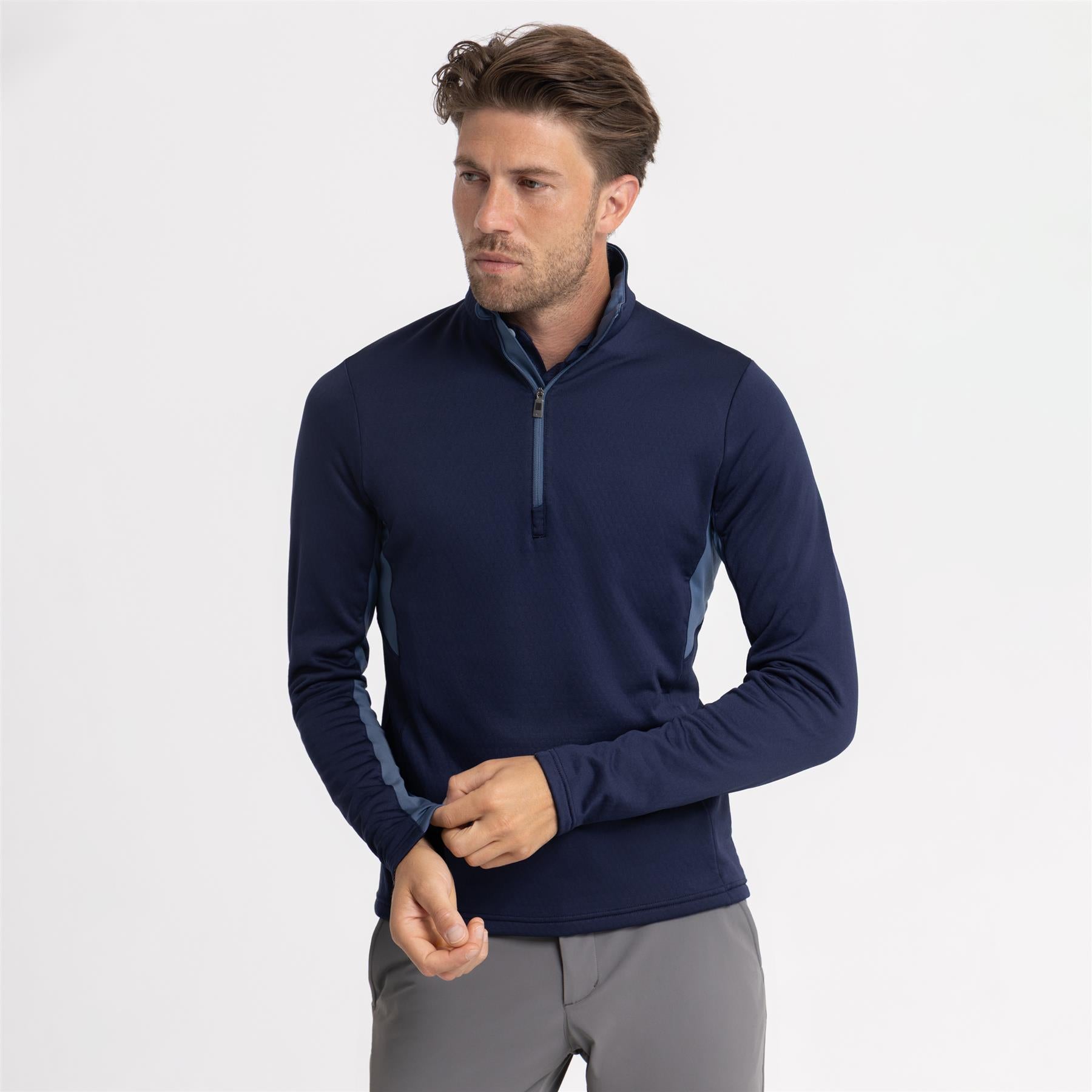 Hydraulic Half Zip Mid Layer Atlantic Blue/Admiral Blue