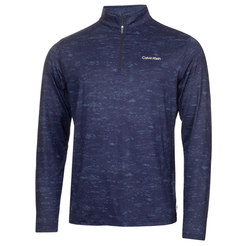 Newport Half Zip Mid Layer Evening Blue - AW24