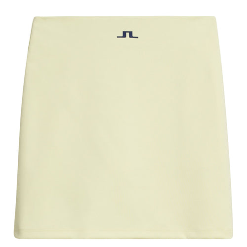 Womens Raphaela Soft Sculpt Jersey Mid Skirt Wax Yellow - SS24