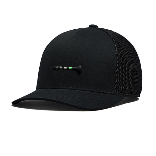 Silicone Tee Trucker Hat Onyx - SS25