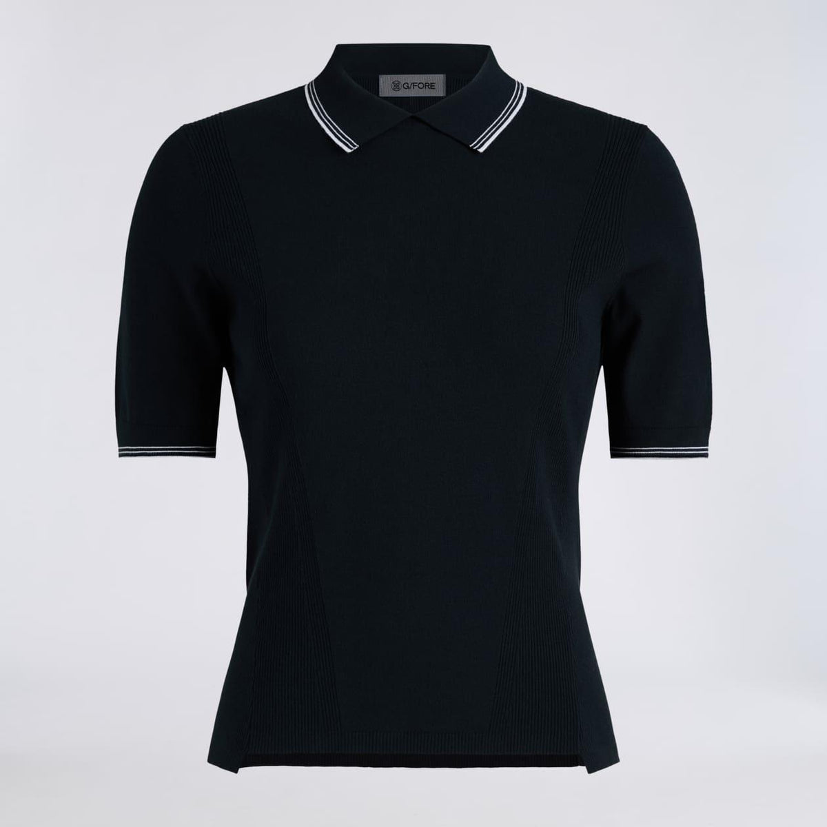 Elevated Short Sleeve Sweater Polo Onyx