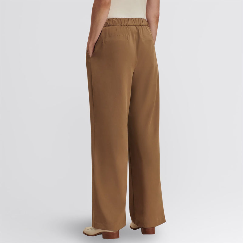 Kayson Wide Leg 2.0 29.5 Inch Trousers Taupe Stone