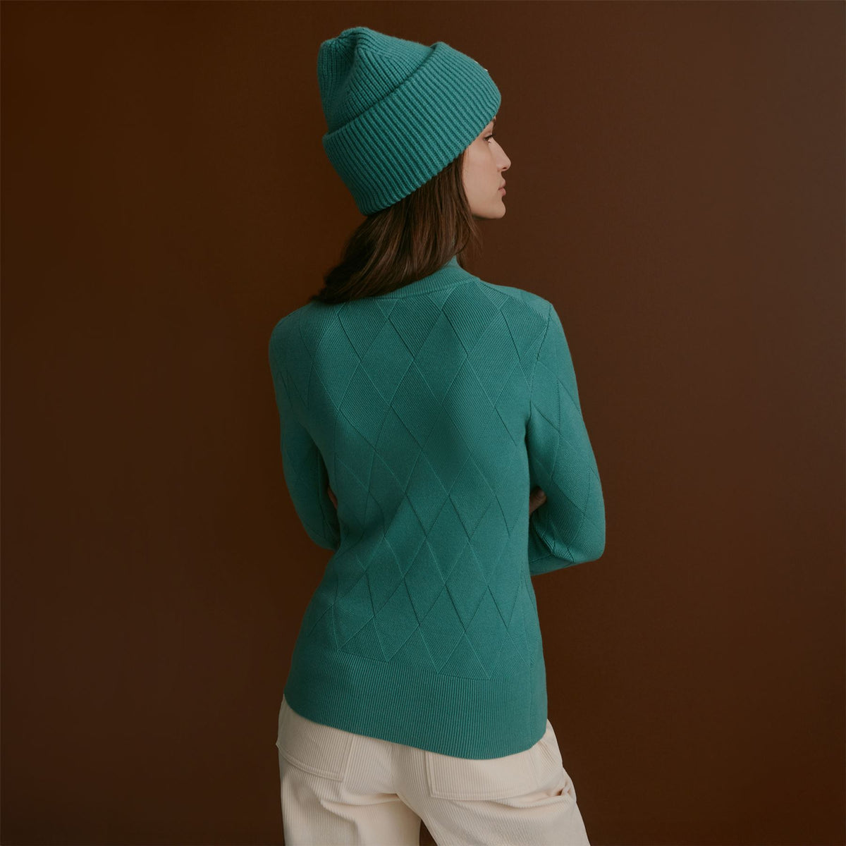 Lawson Half Zip Knit Deep Sea