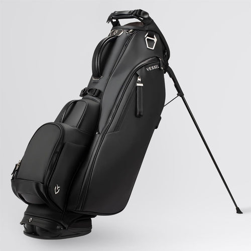 Player V 14-Way Stand Bag Pebbled Black
