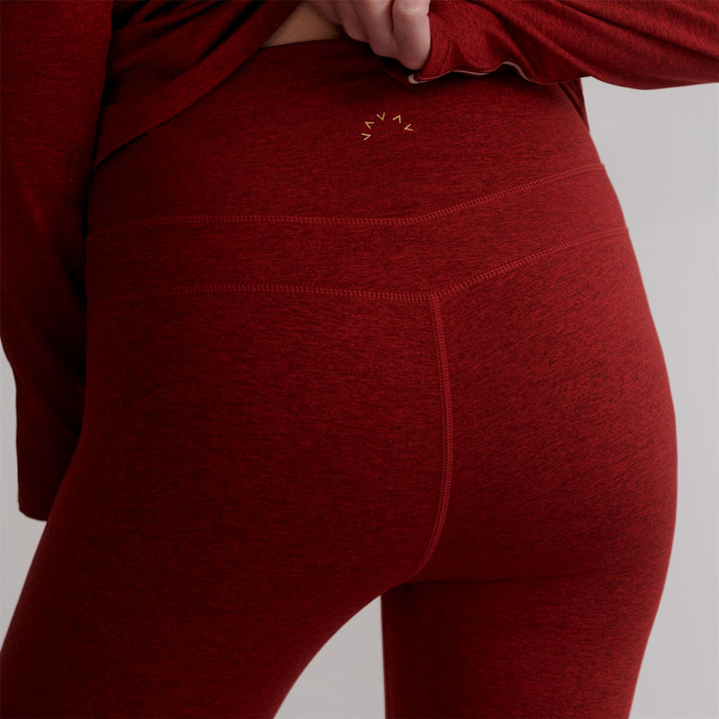 Always Warm Base Layer Leggings Red Dahlia Marl