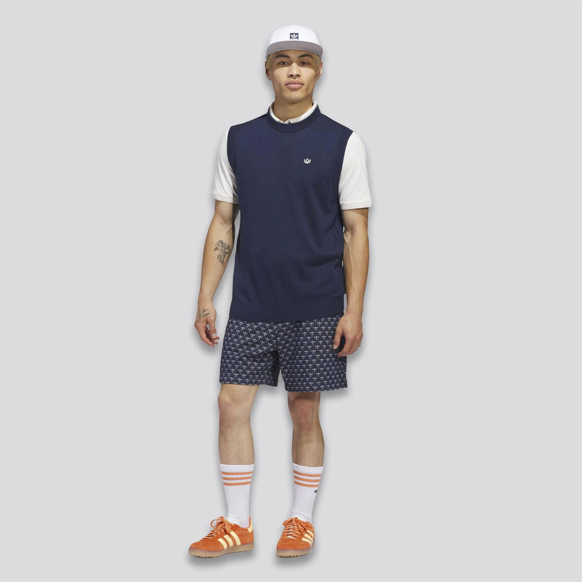 Originals 8.5-inch All Over Shorts Night Indigo/Chalk White
