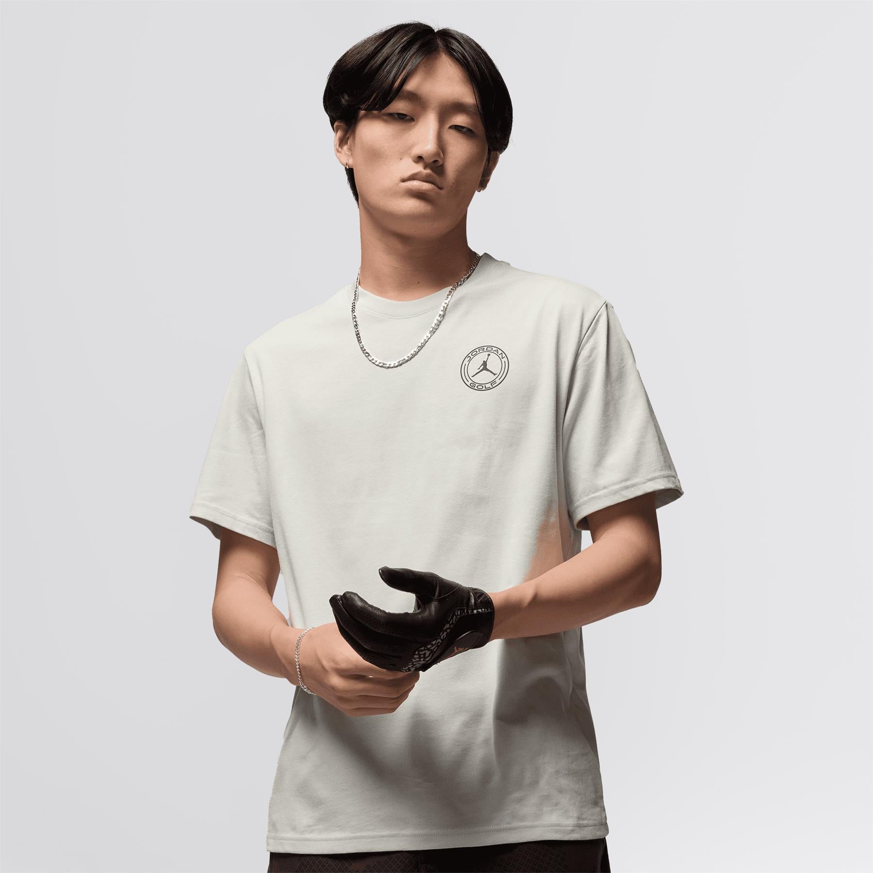 Jordan Dri-FIT Golf Crew T-Shirt Light Silver