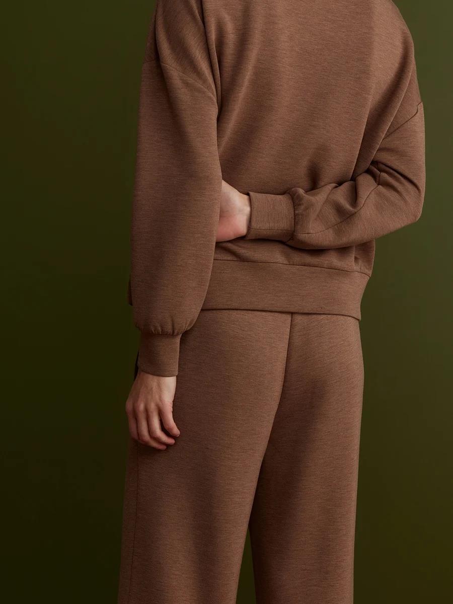 The Wide Leg 28 Inch Trousers Golden Bronze Marl