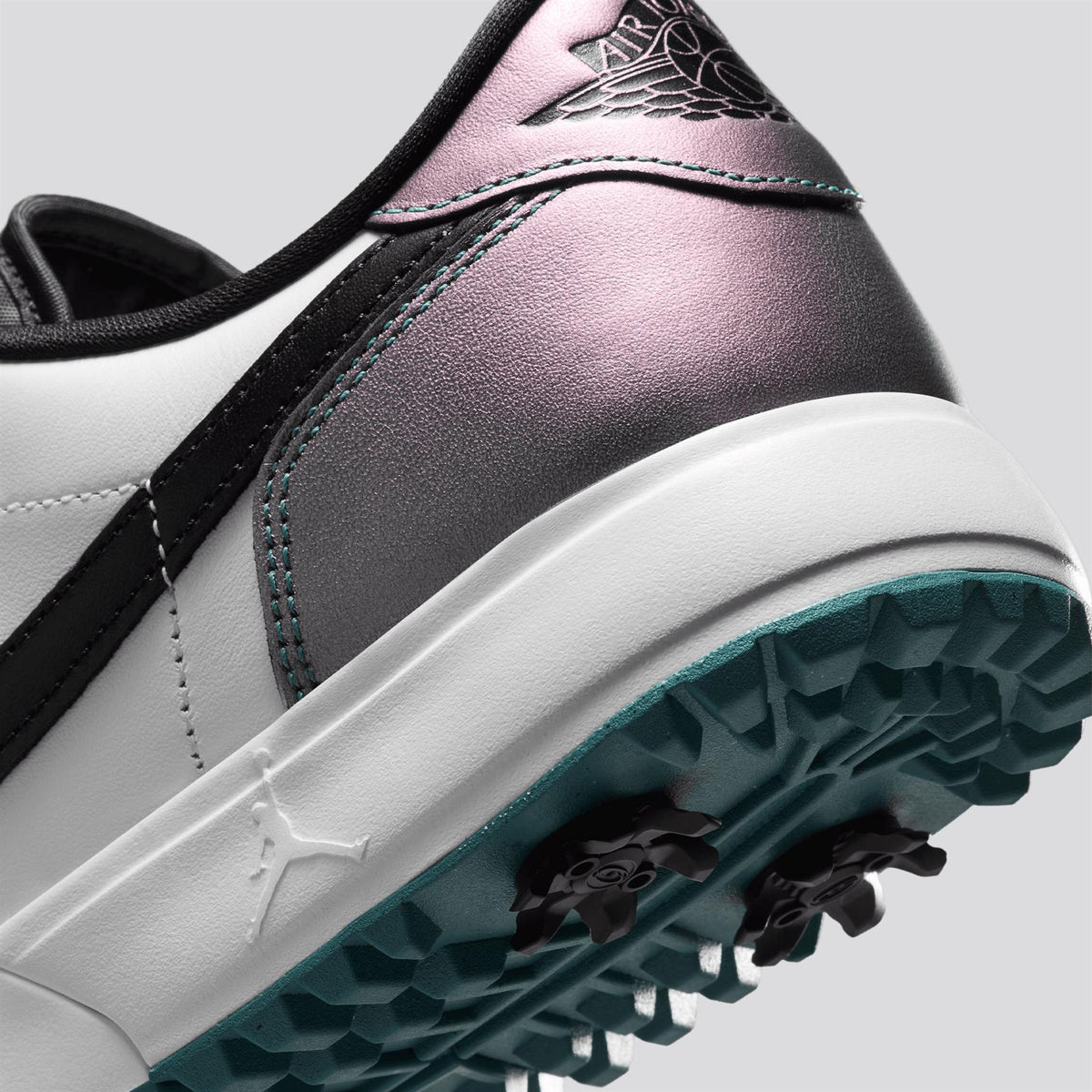 Air Jordan 1 Low Spiked Golf Shoes Mineral Teal/Black
